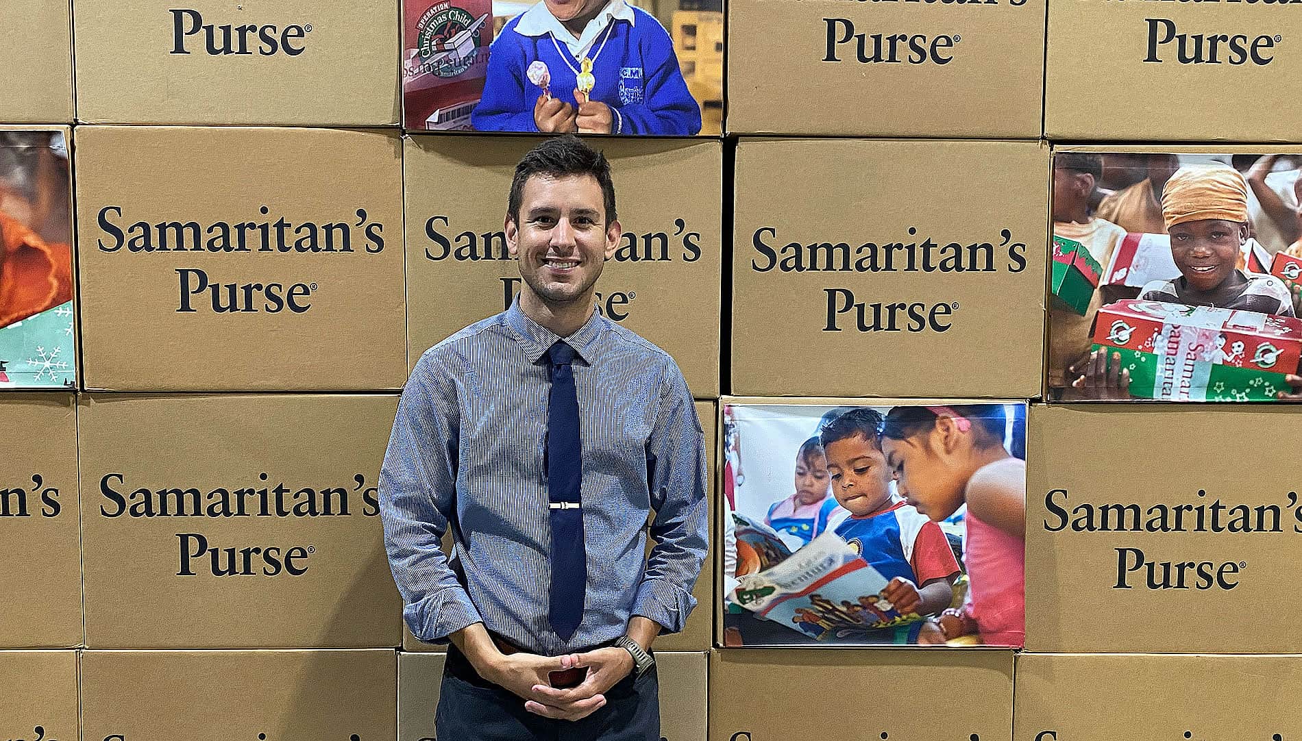             International studies prepared this logistician to deliver care — one shoebox at a time     
